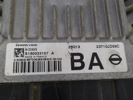 CALCULATEUR MOTEUR NISSAN QASHQAI 07-10
