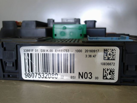 BOITIER GESTION HABITACLE PEUGEOT 208 PH2 2015-