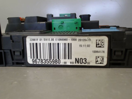 BOITIER GESTION HABITACLE PEUGEOT 208 12-15