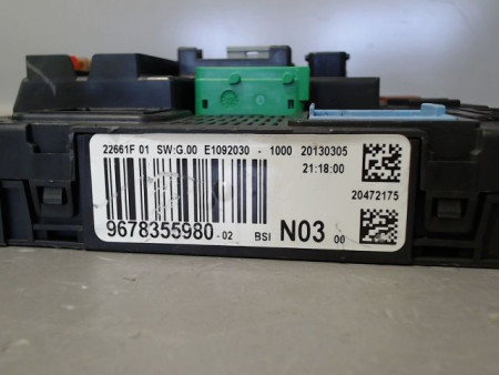 BOITIER GESTION HABITACLE PEUGEOT 208 12-15