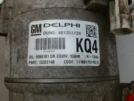 COMPRESSEUR AIR CONDITIONNE OPEL ZAFIRA