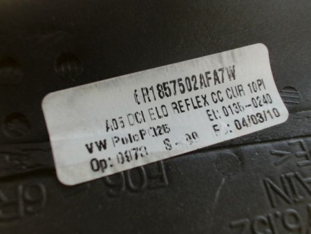 RETROVISEUR EXTERIEUR ELECTRIQUE DROIT VOLKSWAGEN POLO