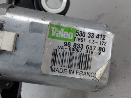 MECANISME ESSUIE-GLACE ARRIERE PEUGEOT PARTNER