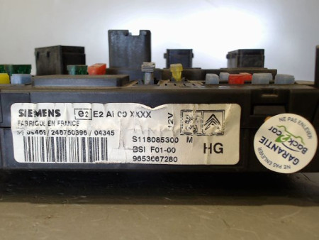 BOITIER GESTION HABITACLE CITROEN C3