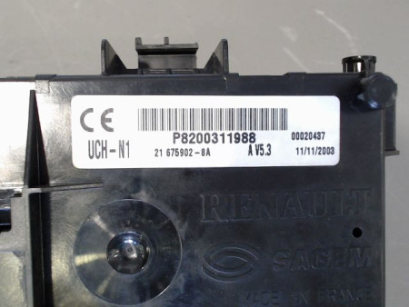 BOITIER GESTION HABITACLE RENAULT CLIO