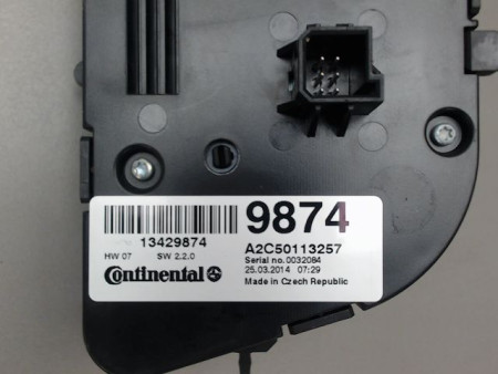 COMMANDE DE CHAUFFAGE OPEL MOKKA