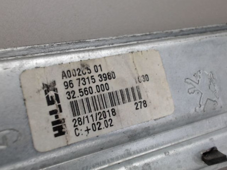 MECANISME LEVE-GLACE ARRIERE GAUCHE PEUGEOT 208