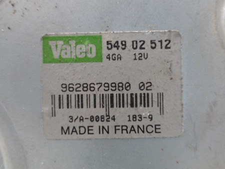MECANISME ESSUIE-GLACE ARRIERE PEUGEOT 206