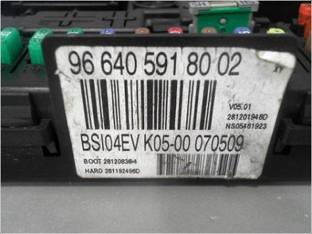 BOITIER GESTION HABITACLE PEUGEOT 308 07-11