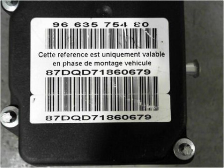 UNITE HYDRAULIQUE ABS PEUGEOT 308 2007-2011