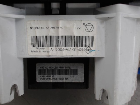 COMMANDE DE CHAUFFAGE DACIA SANDERO