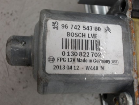 MECANISME LEVE-GLACE AVANT DROIT PEUGEOT 208