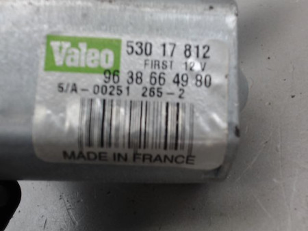 MECANISME ESSUIE-GLACE ARRIERE PEUGEOT 206