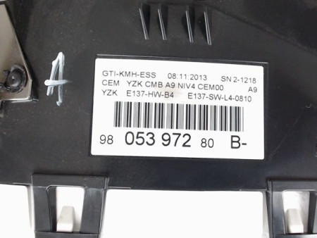 BLOC COMPTEURS PEUGEOT 208