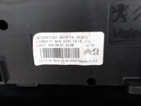 COMMANDE DE CHAUFFAGE PEUGEOT 208