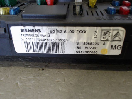 BOITIER GESTION HABITACLE PEUGEOT 206
