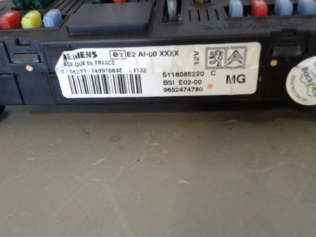 BOITIER GESTION HABITACLE PEUGEOT 206