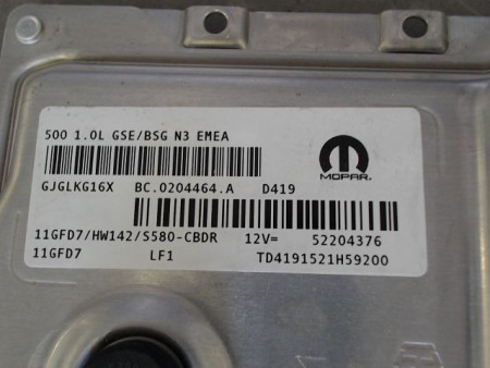 CALCULATEUR MOTEUR FIAT 500