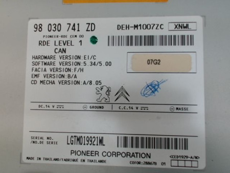 AUTORADIO PEUGEOT 208