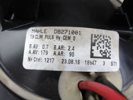 MOTEUR VENTILATEUR CHAUFFAGE PEUGEOT 308