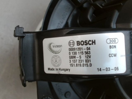 MOTEUR VENTILATEUR CHAUFFAGE VOLKSWAGEN UP