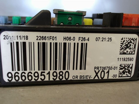 BOITIER GESTION HABITACLE PEUGEOT 207