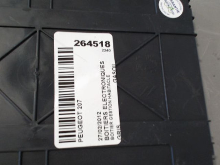 BOITIER GESTION HABITACLE PEUGEOT 207