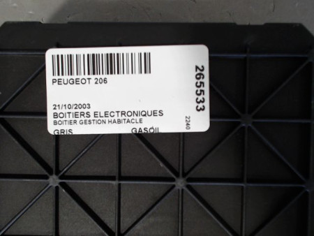 BOITIER GESTION HABITACLE PEUGEOT 206