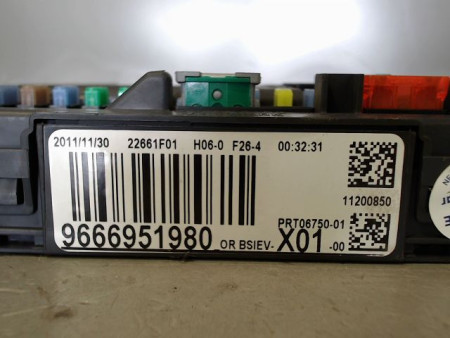 BOITIER GESTION HABITACLE PEUGEOT 207