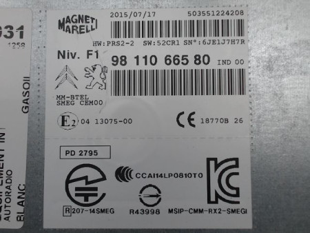 AUTORADIO PEUGEOT 208