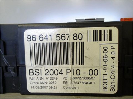BOITIER GESTION HABITACLE CITROEN C2