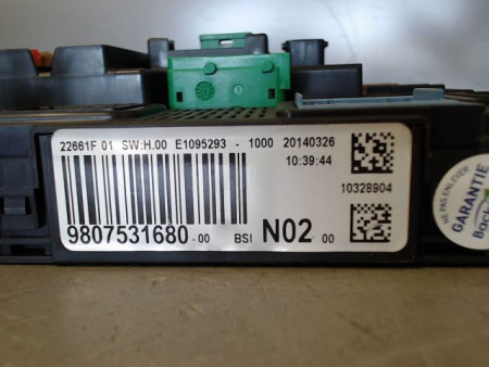 BOITIER GESTION HABITACLE PEUGEOT 208