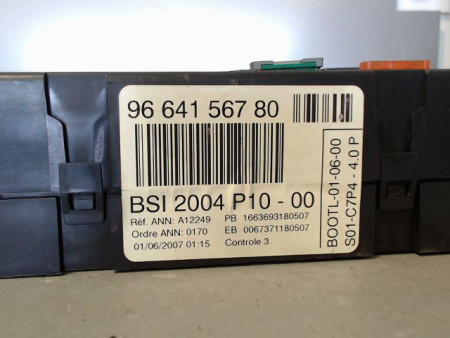 BOITIER GESTION HABITACLE CITROEN C3