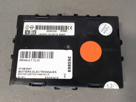 BOITIER GESTION HABITACLE RENAULT CLIO