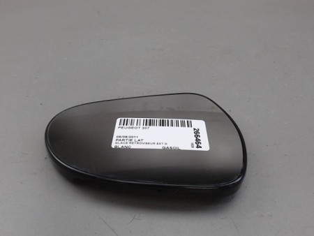 GLACE RETROVISEUR EXT D PEUGEOT 207