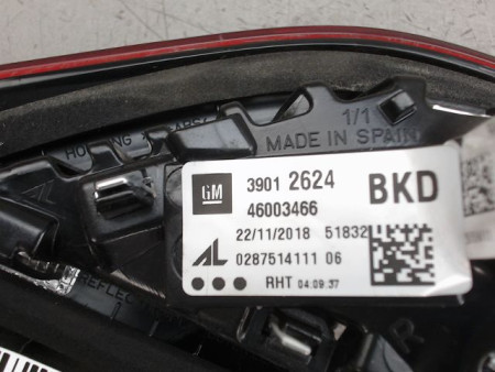 FEU ARRIERE INTERIEUR DROIT OPEL CORSA