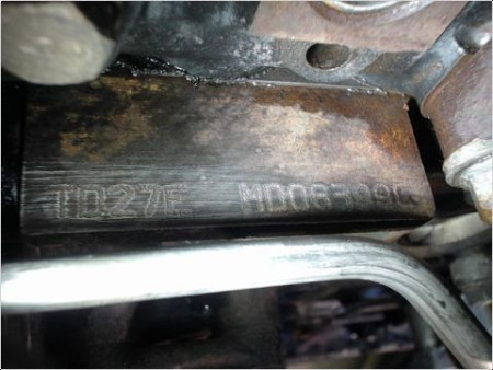 MOTEUR DIESEL NISSAN TERRANO II 96-99 2.7 TDi 4WD