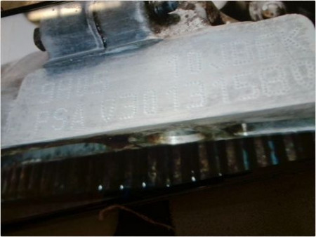 MOTEUR DIESEL PEUGEOT 308 1.6 HDi