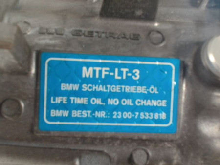 BOITE A VITESSE MECANIQUE B.M.W. SERIE 3 318 d