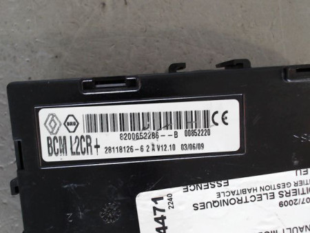 BOITIER GESTION HABITACLE RENAULT MODUS