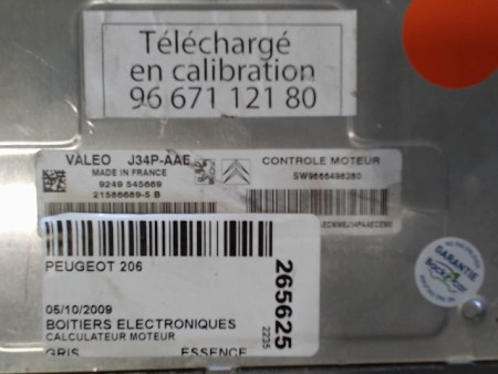 CALCULATEUR MOTEUR PEUGEOT 206