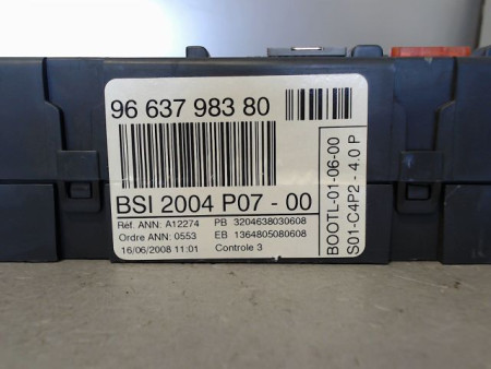 BOITIER GESTION HABITACLE PEUGEOT 1007