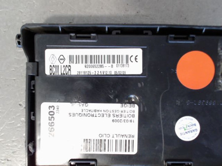 BOITIER GESTION HABITACLE RENAULT CLIO