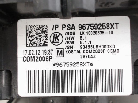 BLOC COMMODOS CITROEN C4