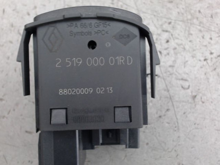 COMMANDE RÉGLAGE HAUTEUR DE PHARE RENAULT CLIO