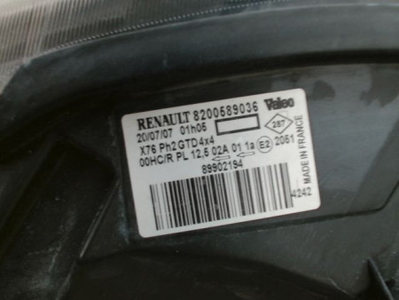 PHARE GAUCHE RENAULT KANGOO