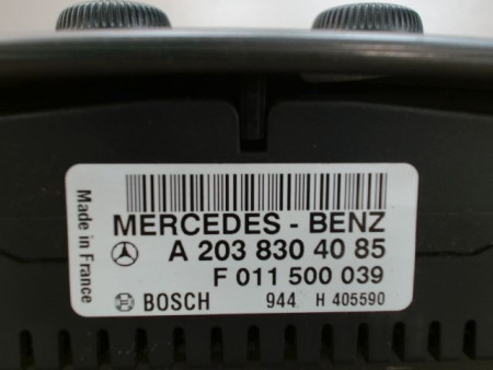 COMMANDE DE CHAUFFAGE MERCEDES CLASSE C