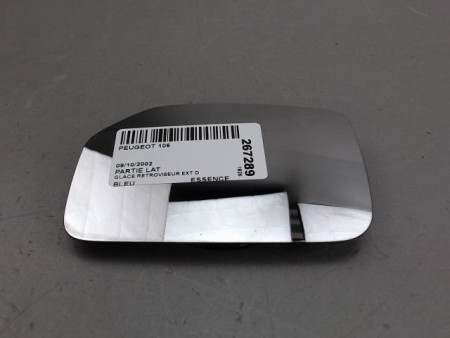 GLACE RETROVISEUR EXT D PEUGEOT 106