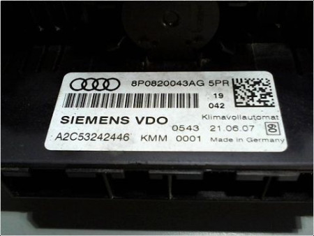 COMMANDE DE CHAUFFAGE AUDI A3 2003-2008