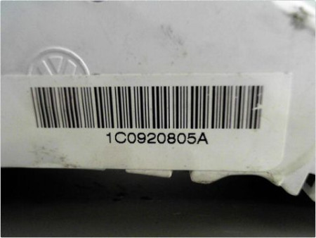BLOC COMPTEURS VOLKSWAGEN NEW BEETLE 99-2005
